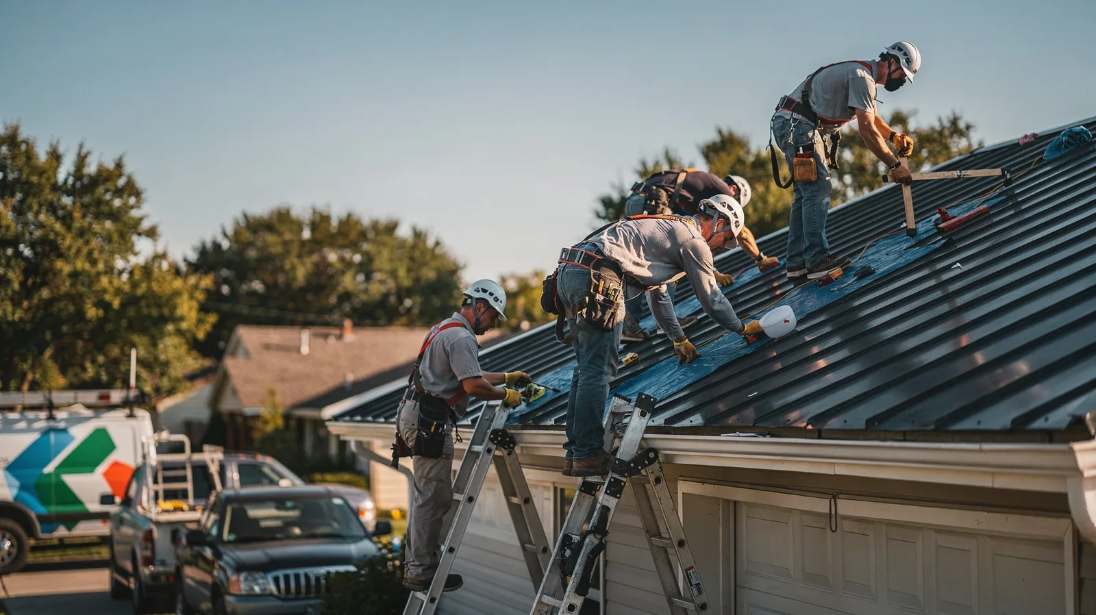 Metal Roof Installation in Quinton, OK near me